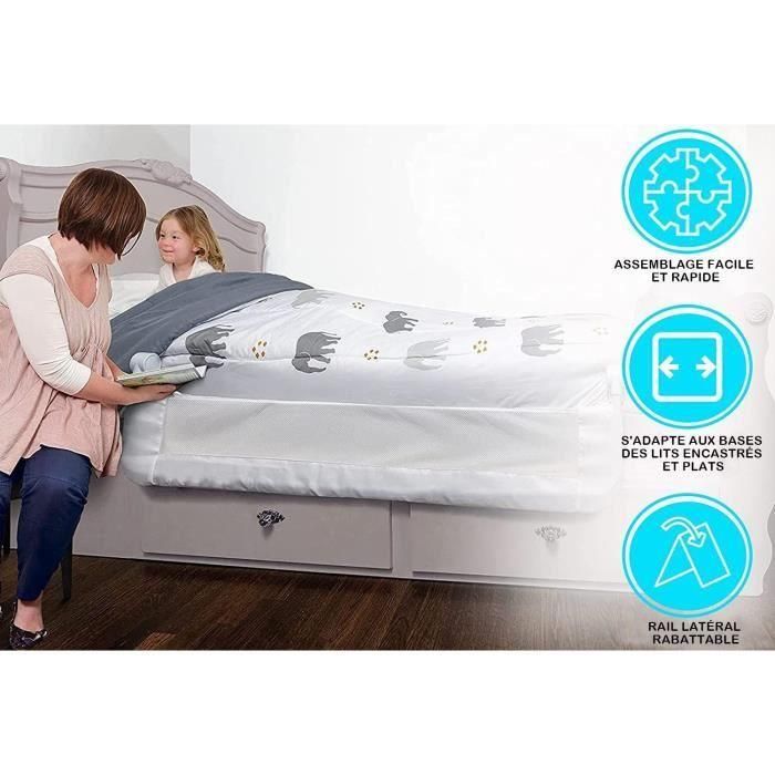 Dreambaby Maggie Barrier - Build -en camas y camas planas que miden 110 cm de ancho y 50 cm de alto 2 Dreambaby Maggie Barrier - Build -en camas y camas planas que miden 110 cm de ancho y 50 cm de alto 2