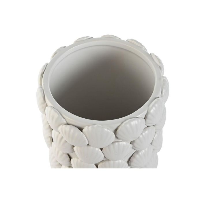 Jarron Mediterraneo DKD Home Decor Blanco 15.5 x 33.5 x 15.5 cm 2