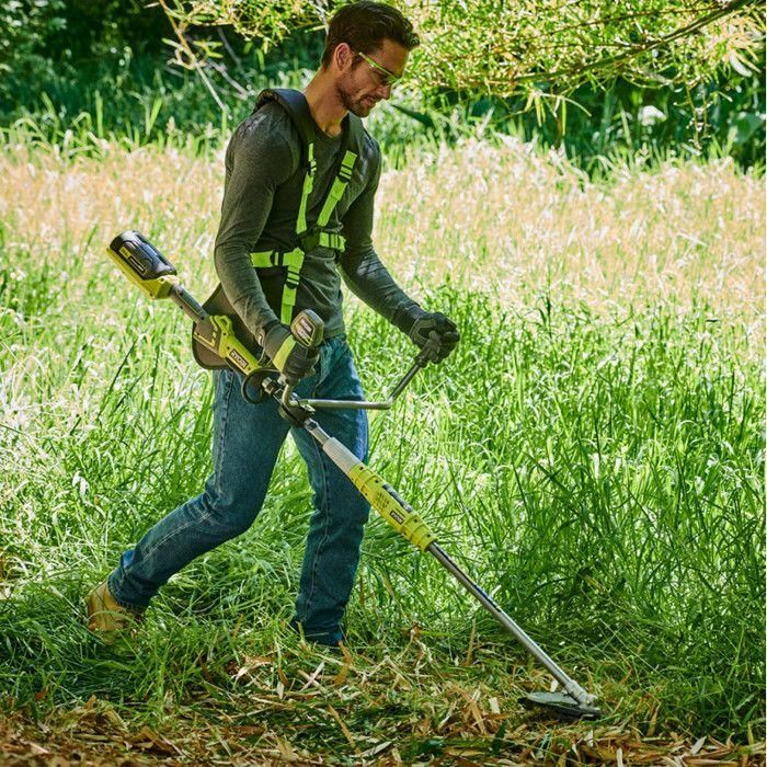 Ryobi RYO1706555943598 Desbrozadora 36V con Hoja Tri-Arc+™ de 3 dientes 26 cm y Manillar, cable Ø 1,65 mm 1