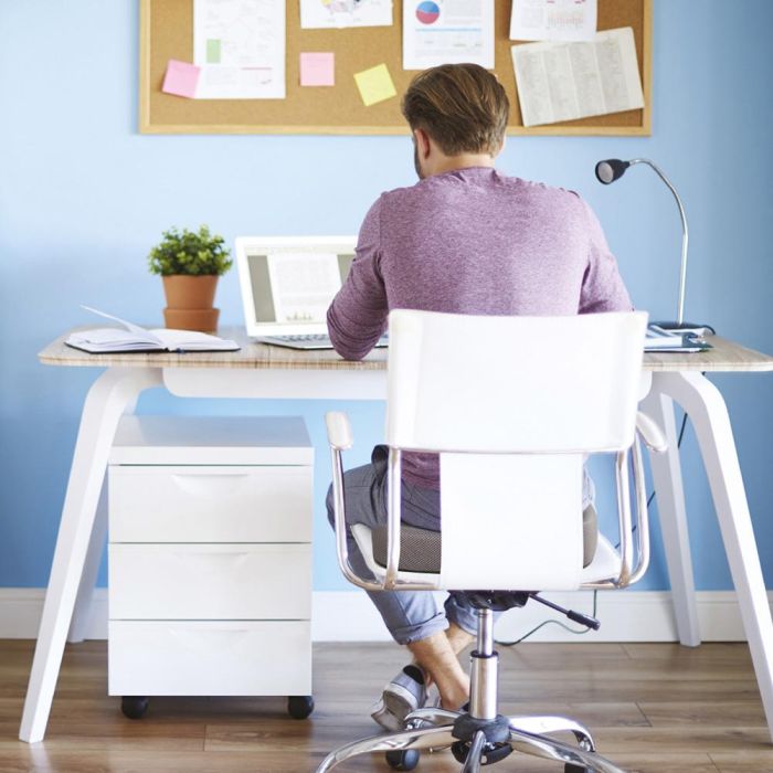 Sensly Cojín Corrección Postura Coxis, Ideal para Enderezar Espalda, con Memoria, Antideslizante, Lavable, 42x37x9 cm 5