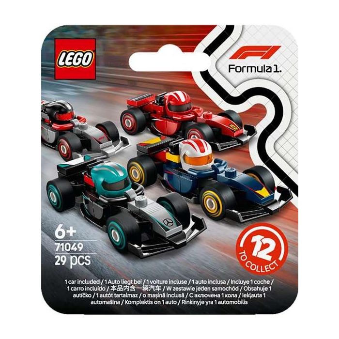 Sobre minifigures coche de formula1 coleccionable lego minifigures Sobre minifigures coche de formula1 coleccionable lego minifigures