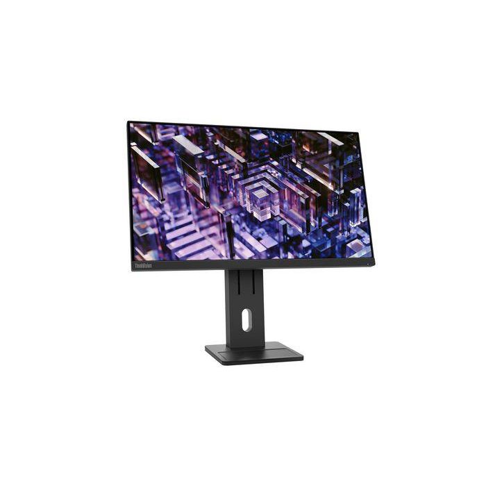 Lenovo Monitor 23.8" QHD IPS (2560x1440) 100Hz Natural Low Blue Light, Bisel Delgado, Altavoces Integrados 3