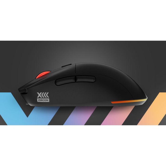 Genesis Zircon XIII Ratón Gaming Ambidextro Óptico Pixart PAW3395 26000 DPI Inalámbrico USB-C 7 Botones 77g 7 Genesis Zircon XIII Ratón Gaming Ambidextro Óptico Pixart PAW3395 26000 DPI Inalámbrico USB-C 7 Botones 77g 7
