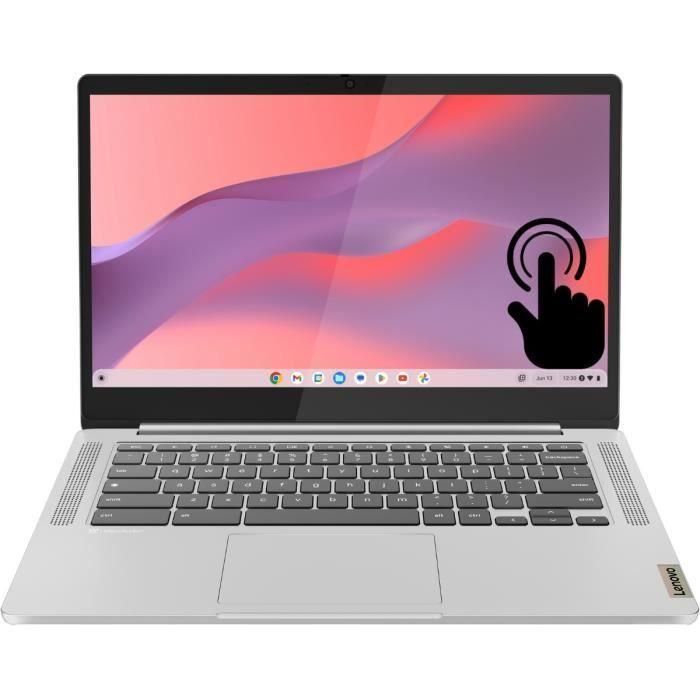 Portátil Chromebook LENOVO IdeaPad Slim 3 14M868 | Sistema operativo Chrome - Pantalla táctil FHD de 14'' - MT8186 - 8 GB de RAM - 128 GB de almacenamiento - AZERTY Portátil Chromebook LENOVO IdeaPad Slim 3 14M868 | Sistema operativo Chrome - Pantalla táctil FHD de 14'' - MT8186 - 8 GB de RAM - 128 GB de almacenamiento - AZERTY