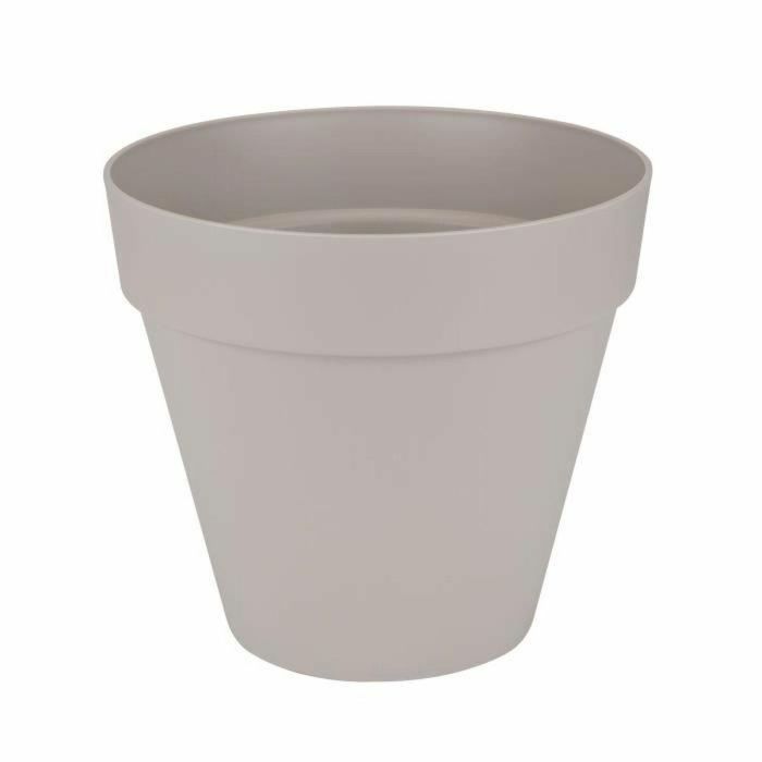 Elho Loft Urban Maceta redonda con ruedas, autorriego integrado, diámetro 50 cm, Gris cálido 0 Elho Loft Urban Maceta redonda con ruedas, autorriego integrado, diámetro 50 cm, Gris cálido 0