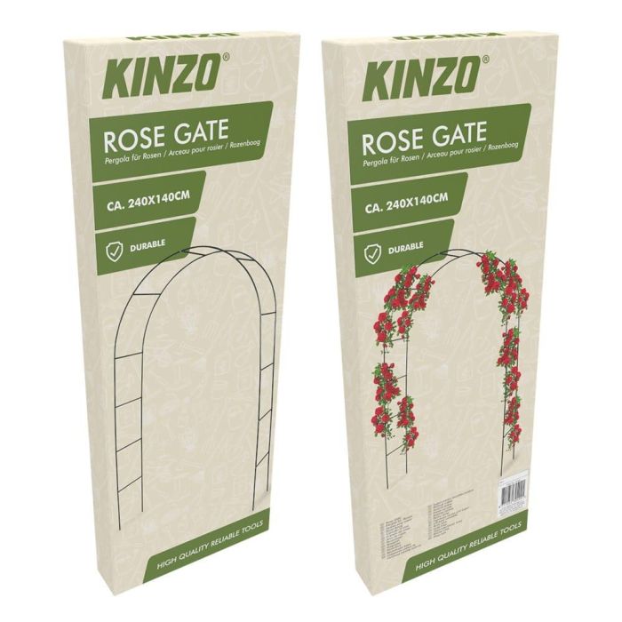 Kinzo Arco Metálico para Rosales 240 x 140 cm 2 Kinzo Arco Metálico para Rosales 240 x 140 cm 2