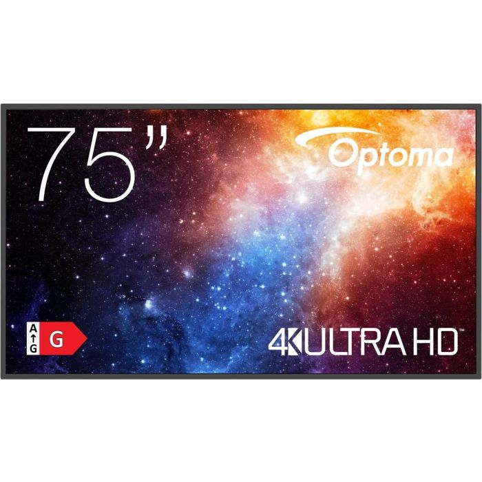 Optoma N3751K 75" UHD 450 cd/m2 Pantalla Profesional Señalización Digital LED Wifi 24/7 9