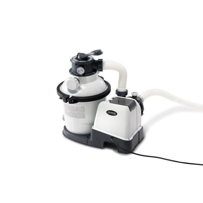 Intex Filtro de Arena 6 m³/h Piscinas 36m³ con Prefiltro, Válvula 6 Vías, Control Digital, 23kg Arena, Adaptadores 32-38mm 1 Intex Filtro de Arena 6 m³/h Piscinas 36m³ con Prefiltro, Válvula 6 Vías, Control Digital, 23kg Arena, Adaptadores 32-38mm 1