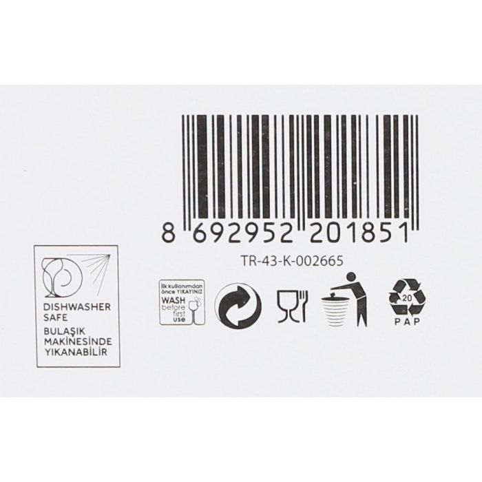 Lav Set 6 Vasos Ella 495 cc (8 Cajas)