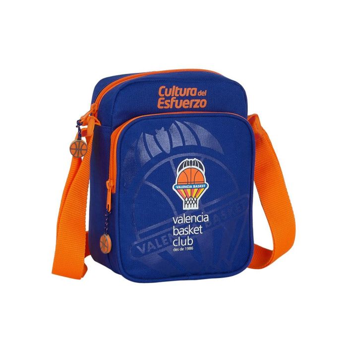 Cartera Escolar Safta Valencia Basket Club Bandolera Pequeña 160x60x220 mm