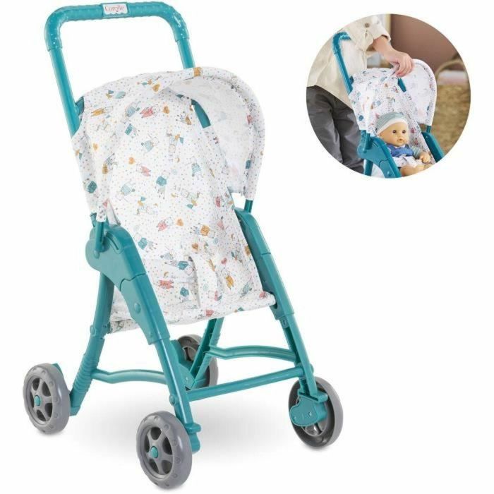 Cochecito Osito - COROLLE - Accesorio Bebé 30cm - Azul - A partir de 18 meses 5