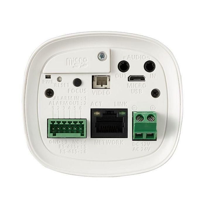 Hanwha Cámara IP box 5M AI WDR interior 12/24V/PoE. P-Iris Wisenet X 3 Hanwha Cámara IP box 5M AI WDR interior 12/24V/PoE. P-Iris Wisenet X 3