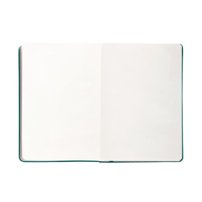 Cuaderno Con Gomilla Antartik Notes Tapa Dura A4 Hojas Lisas Verde Aguamarina 100 Hojas 80 gr Fsc 7