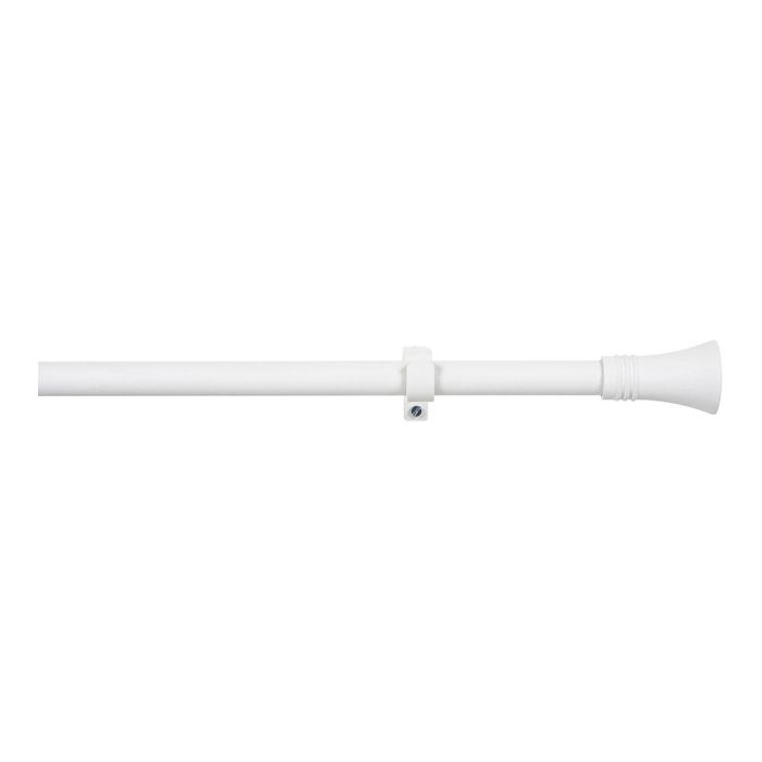 Stor Planet Kit barra cortina cono extensible 110-200 cm blanco acabado satinado Ø1,9 cm