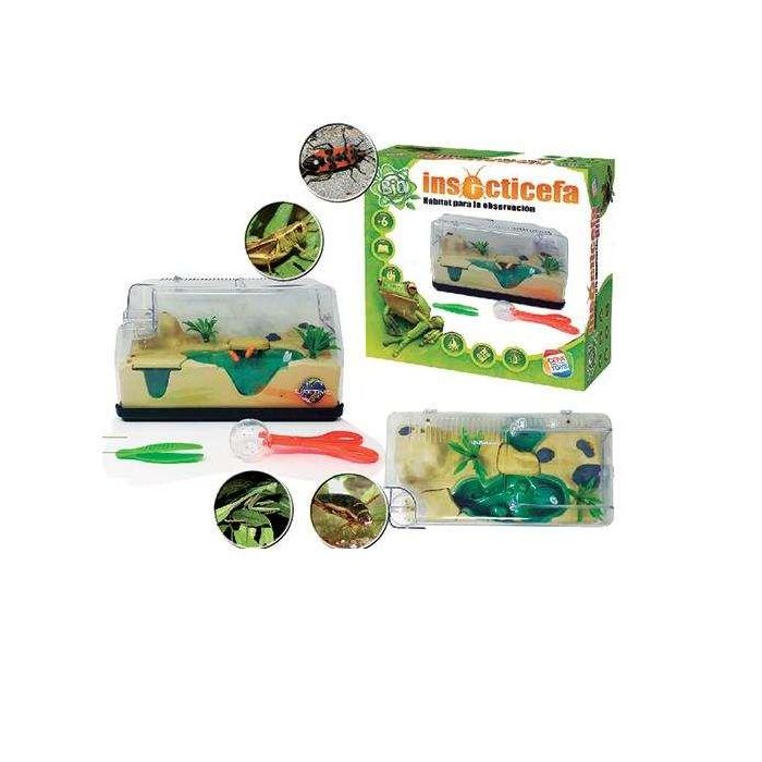 Juego insecticefa plus, completo hábitat para observar a los insectos en su entorno natural 1 Juego insecticefa plus, completo hábitat para observar a los insectos en su entorno natural 1