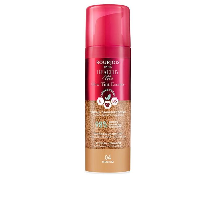 Bourjois Healthy Mix Glow Tint Essence Base De Maquillaje #004-Medium 30 mL Bourjois Healthy Mix Glow Tint Essence Base De Maquillaje #004-Medium 30 mL
