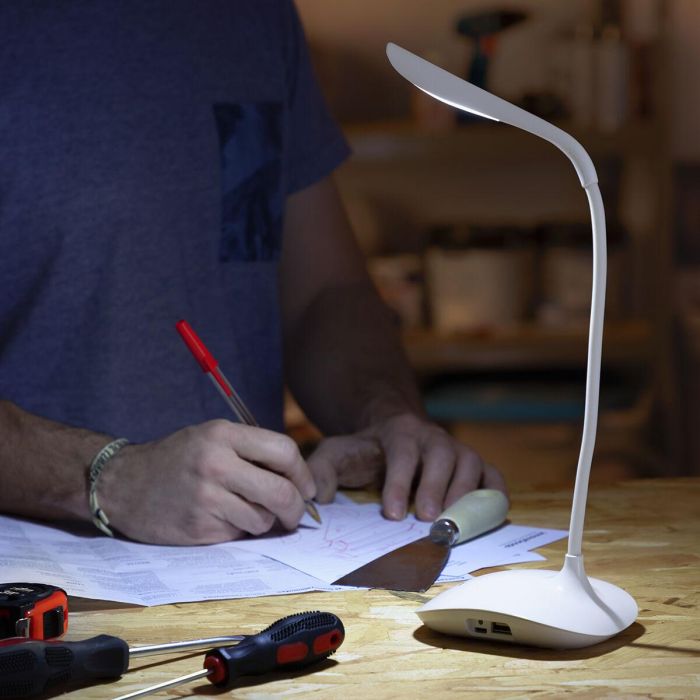 Lámpara LED de Mesa Recargable Táctil Lum2Go InnovaGoods 13 Lámpara LED de Mesa Recargable Táctil Lum2Go InnovaGoods 13