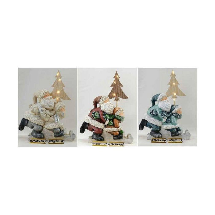Figura Navidad Moderna DKD Home Decor Azul Blanco 9 x 22 x 20 cm (3 Unidades) 1 Figura Navidad Moderna DKD Home Decor Azul Blanco 9 x 22 x 20 cm (3 Unidades) 1