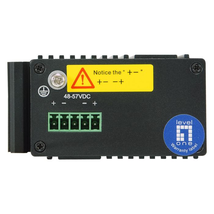 Level One Switch 4x GE PoE+ 1x SFP IGP-0501 Gigabit Ethernet Montaje Pared 2