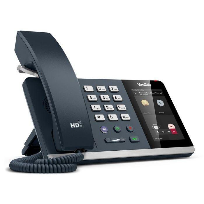 Yealink Teléfono IP Táctil 4" (480x800) Android 13 para Microsoft Teams, Audio HD, Wi-Fi 5, Bluetooth 5.2, PoE 1 Yealink Teléfono IP Táctil 4" (480x800) Android 13 para Microsoft Teams, Audio HD, Wi-Fi 5, Bluetooth 5.2, PoE 1