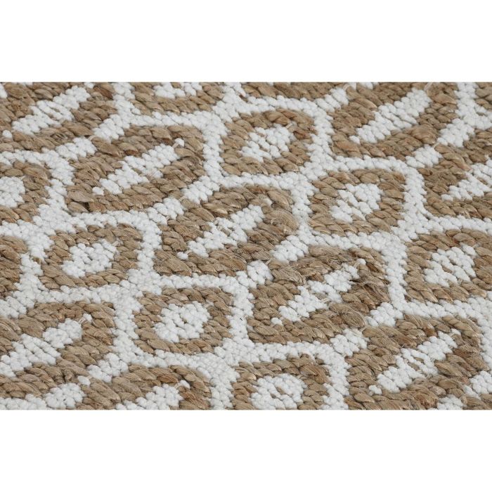 Alfombra Home ESPRIT Blanco Marrón Boho 200 x 300 cm 3