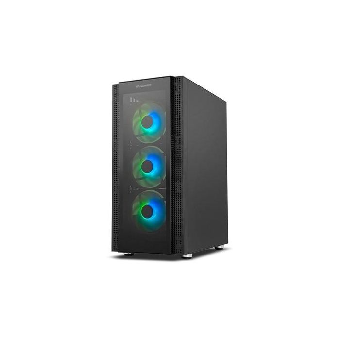 NOX Hummer Horus Midi Tower Negro con Cristal Templado y Ventiladores ARGB - Caja de PC Gaming