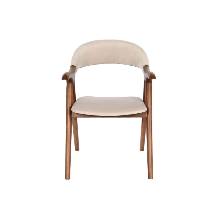 DKD Home Decor Silla Horeca 54 x 81 x 56 cm (2 Unidades) Marron Oscuro Beige 4 DKD Home Decor Silla Horeca 54 x 81 x 56 cm (2 Unidades) Marron Oscuro Beige 4