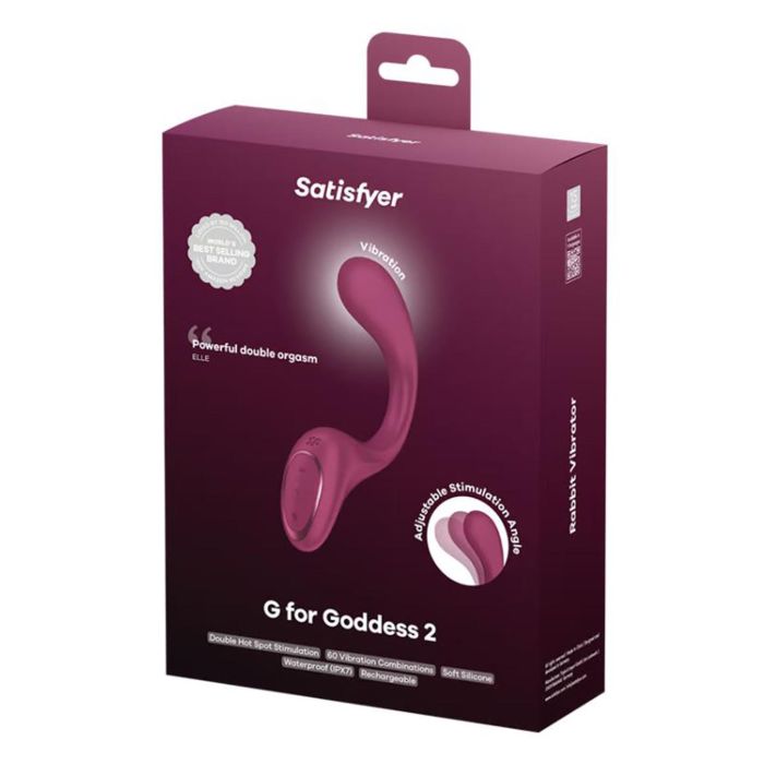 Satisfyer G goddess 2 vibrador rojo Satisfyer G goddess 2 vibrador rojo