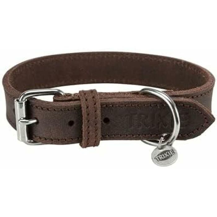 Collar para Perro Trixie Rustic Marrón oscuro M 37-44 cm 2