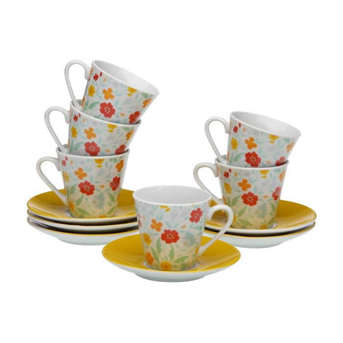 Set 6 Tazas Cafe C/P Flandes Versa 5CM (2 Unidades) Set 6 Tazas Cafe C/P Flandes Versa 5CM (2 Unidades)