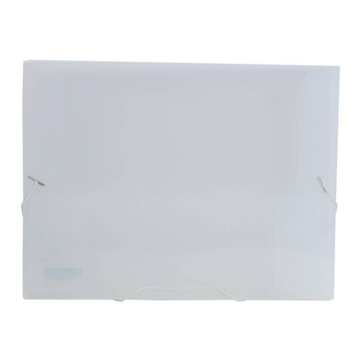 Liderpapel 36934 Carpeta Portadocumentos con Gomas Polipropileno Din A4 Transparente Lomo 25 mm 1