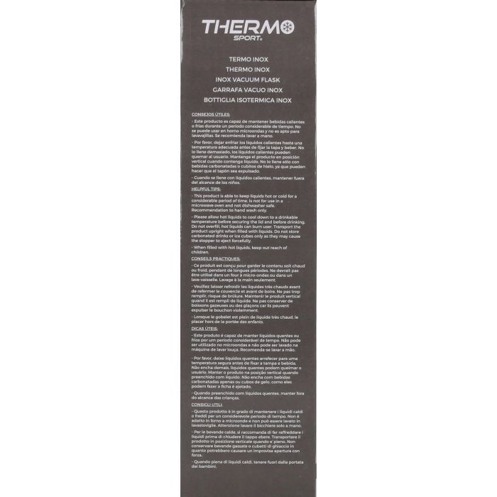 Termo Inoxidable 500 ml Soft Touch - Thermosport (6 Unidades) 5 Termo Inoxidable 500 ml Soft Touch - Thermosport (6 Unidades) 5