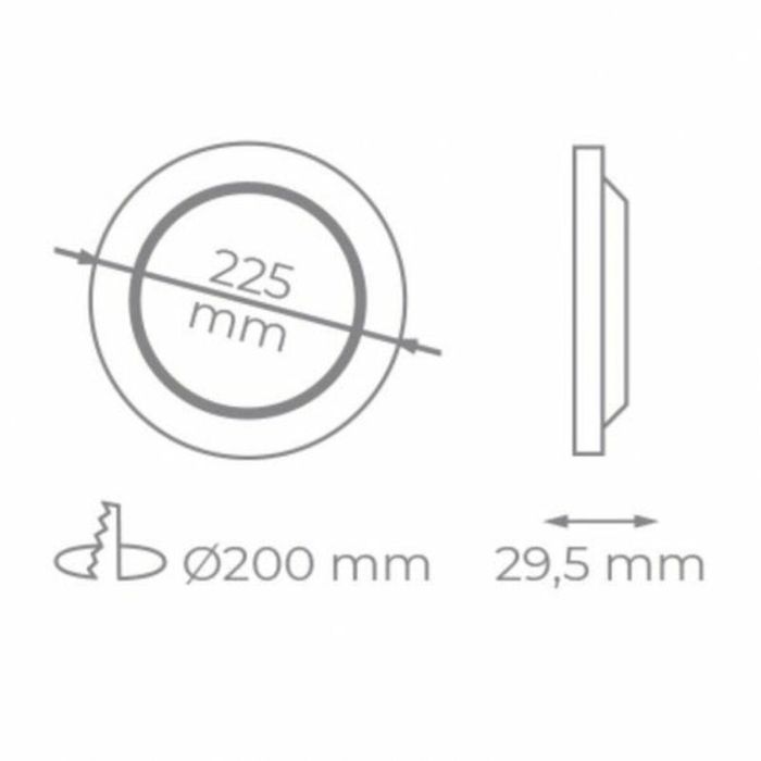 Bombilla LED Iglux IG-54-18W-F 18 W 1