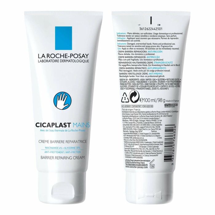 Crema de Manos La Roche Posay Cicaplast 100 ml 10 Crema de Manos La Roche Posay Cicaplast 100 ml 10