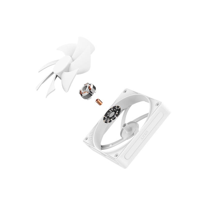 NZXT RF-P12SF-W2 sistema de refrigeración para ordenador Carcasa del ordenador Ventilador Blanco 1 pieza(s) 5 NZXT RF-P12SF-W2 sistema de refrigeración para ordenador Carcasa del ordenador Ventilador Blanco 1 pieza(s) 5