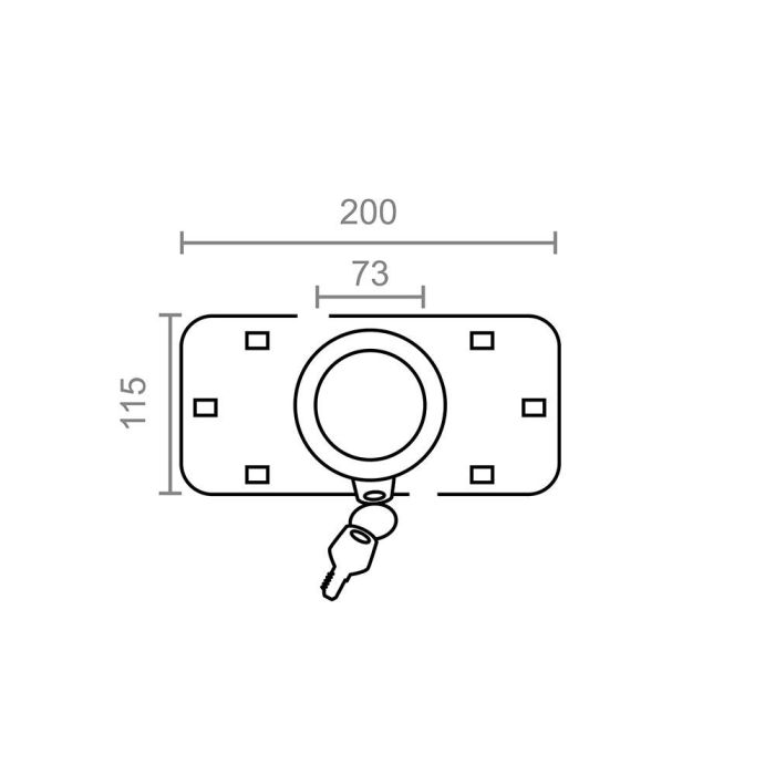 Blister candado furgoneta cn07 73mm cb m13298 brimic 1