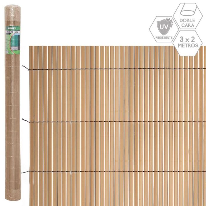 Cañizo Marrón PVC 1 x 300 x 200 cm Cañizo Marrón PVC 1 x 300 x 200 cm