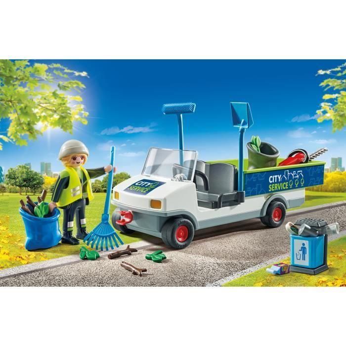 Limpieza Urbana Con Coche Eléctrico 71433 Playmobil 1