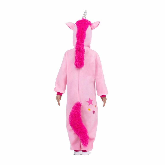 Disfraz unicornio rosa talla unica child (kigurumi con capucha y cola) 2