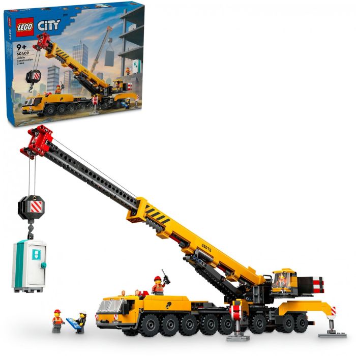 LEGO 60409 Grúa de Construcción Móvil Amarilla LEGO City, Set de Construcción de Juguete para Niños y Niñas, Regalo Perfecto 2