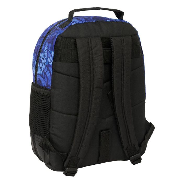 Mochila Escolar El Niño Roller Azul Negro 32 x 42 x 15 cm 2