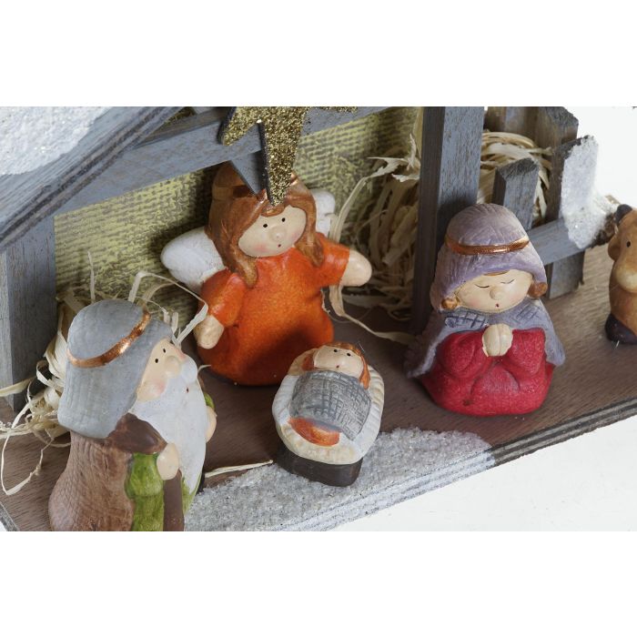 DKD Home Decor Nacimiento Navidad Tradicional con Luz LED, de Terracota Multicolor, 8.5x15x21.5 cm para Decoración Hogar 1 DKD Home Decor Nacimiento Navidad Tradicional con Luz LED, de Terracota Multicolor, 8.5x15x21.5 cm para Decoración Hogar 1