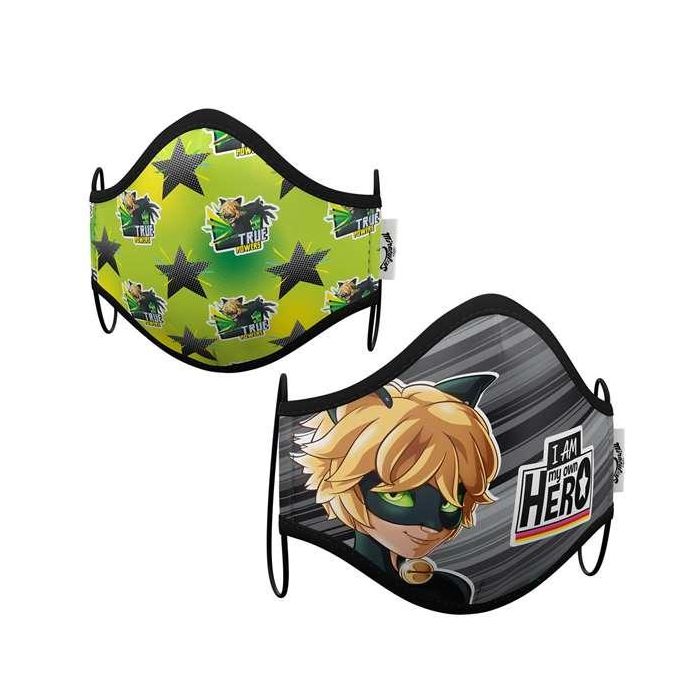 My Other Me Cat Noire Premium Higienic Mask Talla 10-12 Años 1