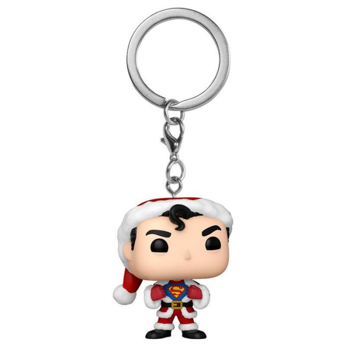 Llavero Pocket POP DC Comics Holiday Superman Exclusive 1