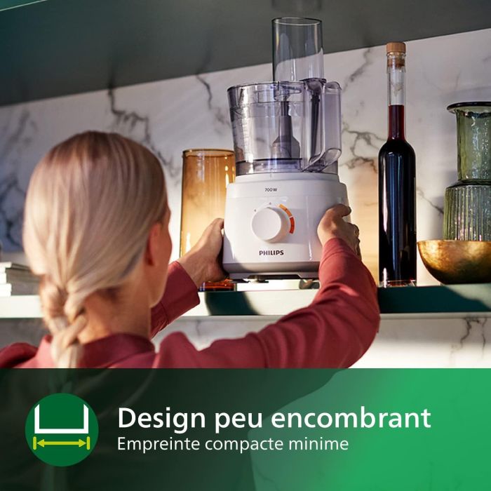 Philips HR7320/00 Robot de Cocina Multifunción 700 W, 19 Funciones, 1.5 L, Color Blanco 5