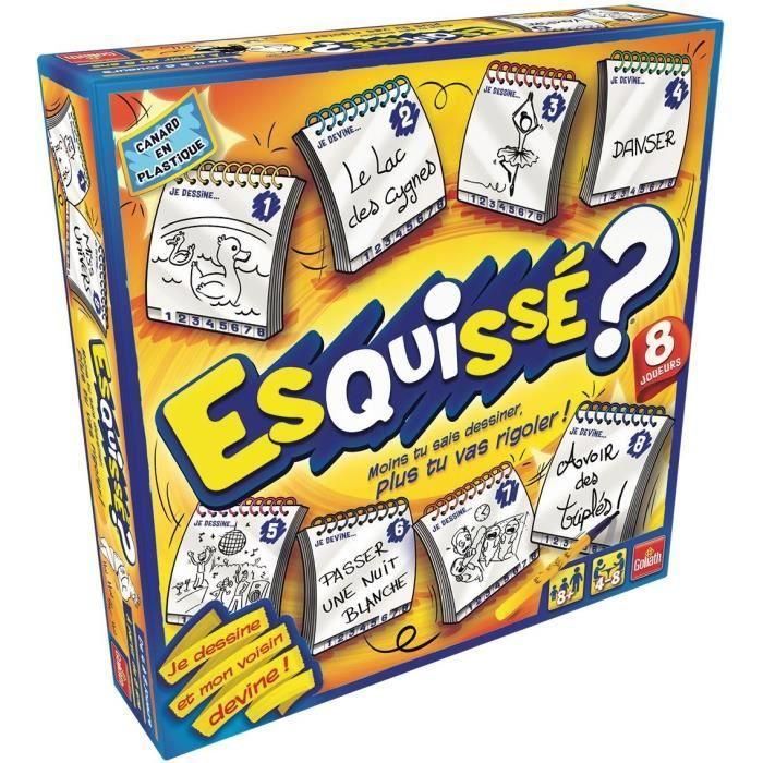 Goliath Sketched Juego de Mesa para 8 Jugadores: Dibuja, Adivina y Ríe al Estilo Teléfono Escacharrado Goliath Sketched Juego de Mesa para 8 Jugadores: Dibuja, Adivina y Ríe al Estilo Teléfono Escacharrado