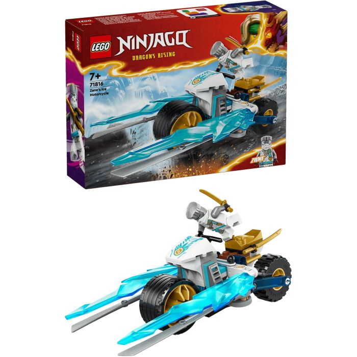 LEGO 71816 NINJAGO Moto de Hielo de Zane - Juguete de Construcción con Minifigura, Espadas Doradas y Cuchillas Desplegables para Niños +7 Años 3 LEGO 71816 NINJAGO Moto de Hielo de Zane - Juguete de Construcción con Minifigura, Espadas Doradas y Cuchillas Desplegables para Niños +7 Años 3