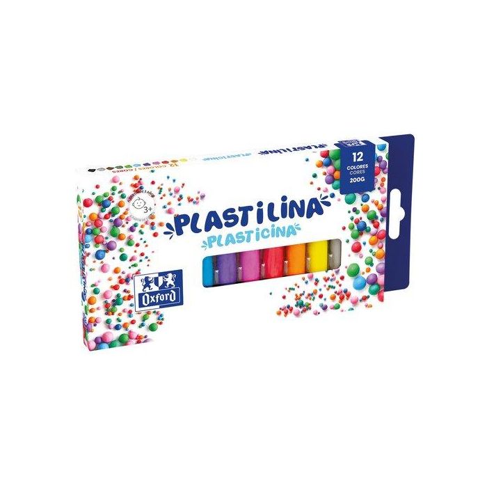 Plastilina Oxford Barra 15 Gr. Estuche De 12