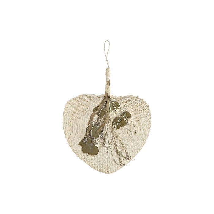DKD Home Decor | Set de 12 Abanicos de Fibra para Decoración de Pared Estilo Shabby | Colores Natural y Verde | 34x28x1 cm DKD Home Decor | Set de 12 Abanicos de Fibra para Decoración de Pared Estilo Shabby | Colores Natural y Verde | 34x28x1 cm