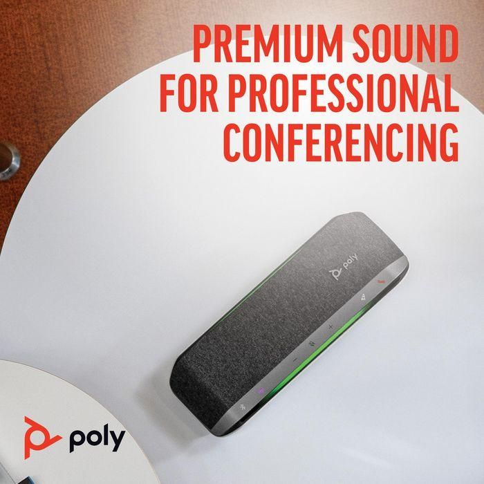 Poly Sync 40 Speakerphone Smart Microsoft Teams & Zoom Certified USB/Bluetooth Audio Full Duplex 30h Autonomía para Salas de Reunión 8